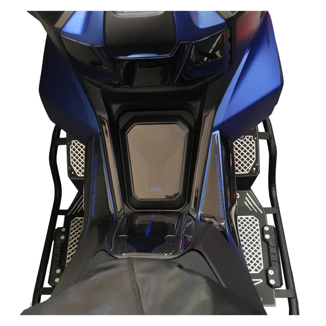GP Kompozit Honda ADV 350 2023-2026 Uyumlu Yeni Seri Tank Pad Seti Karbon-Mavi - 2