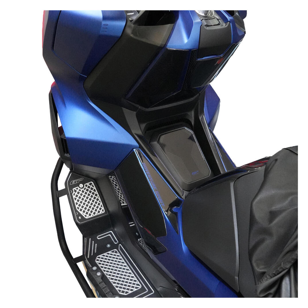 GP Kompozit Honda ADV 350 2023-2026 Uyumlu Yeni Seri Tank Pad Seti Karbon-Mavi - 3