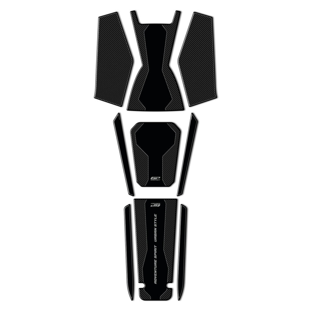 GP Kompozit Honda ADV 350 2023-2026 Uyumlu Yeni Seri Tank Pad Seti Karbon - 1