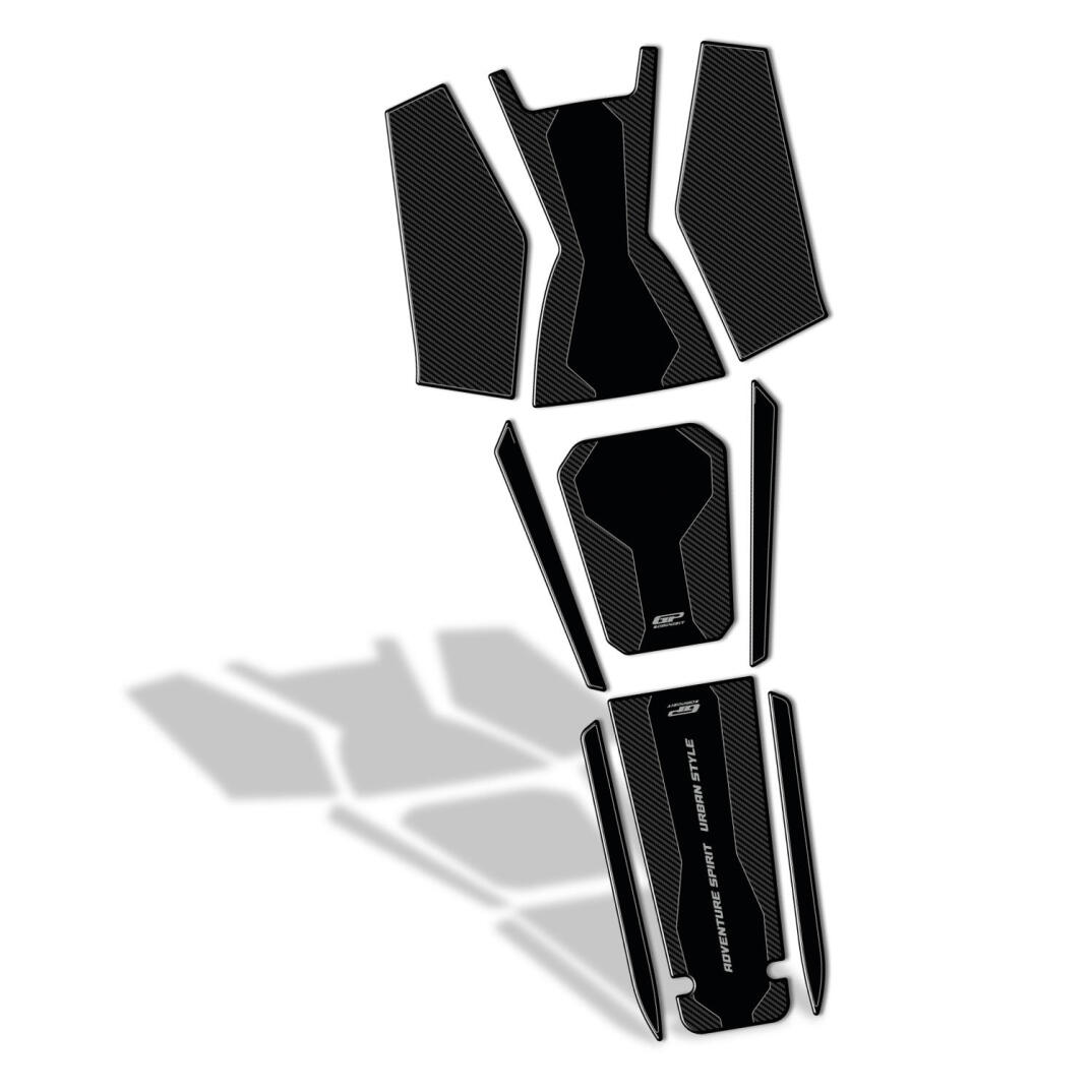 GP Kompozit Honda ADV 350 2023-2026 Uyumlu Yeni Seri Tank Pad Seti Karbon - 5