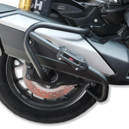 GP Kompozit Honda ADV 350 2025-2026 Uyumlu Egzoz Koruma Demiri Siyah (1)