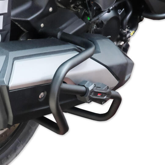 GP Kompozit Honda ADV 350 2025-2026 Uyumlu Egzoz Koruma Demiri Siyah - 3
