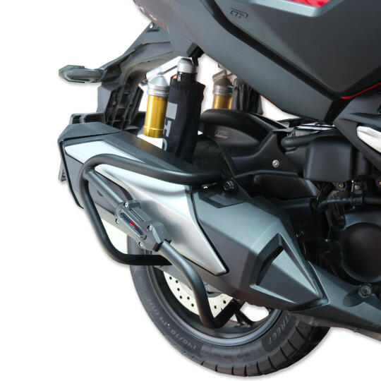 GP Kompozit Honda ADV 350 2025-2026 Uyumlu Egzoz Koruma Demiri Siyah - 4