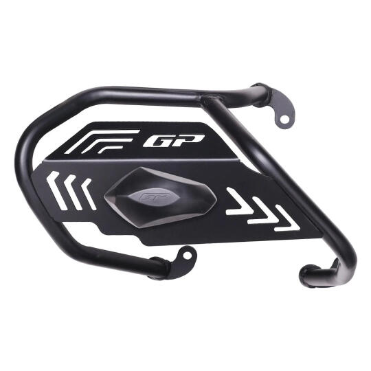 GP Kompozit Honda ADV 350 2025-2026 Uyumlu Kapaklı Egzoz Koruma Demiri Siyah