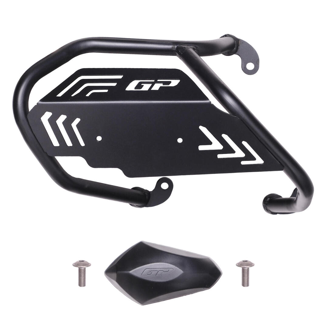 GP Kompozit Honda ADV 350 2025-2026 Uyumlu Kapaklı Egzoz Koruma Demiri Siyah - 5