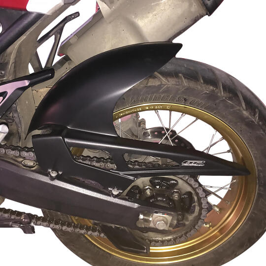 GP Kompozit Honda Africa Twin CRF1000L 2016-2019 Uyumlu Arka Çamurluk Siyah (1)