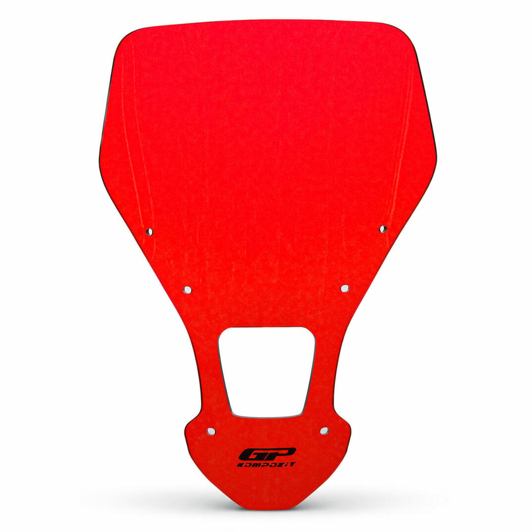 GP Kompozit Honda Africa Twin CRF1000L 2016-2019 Uyumlu Ön Cam Kırmızı - 1