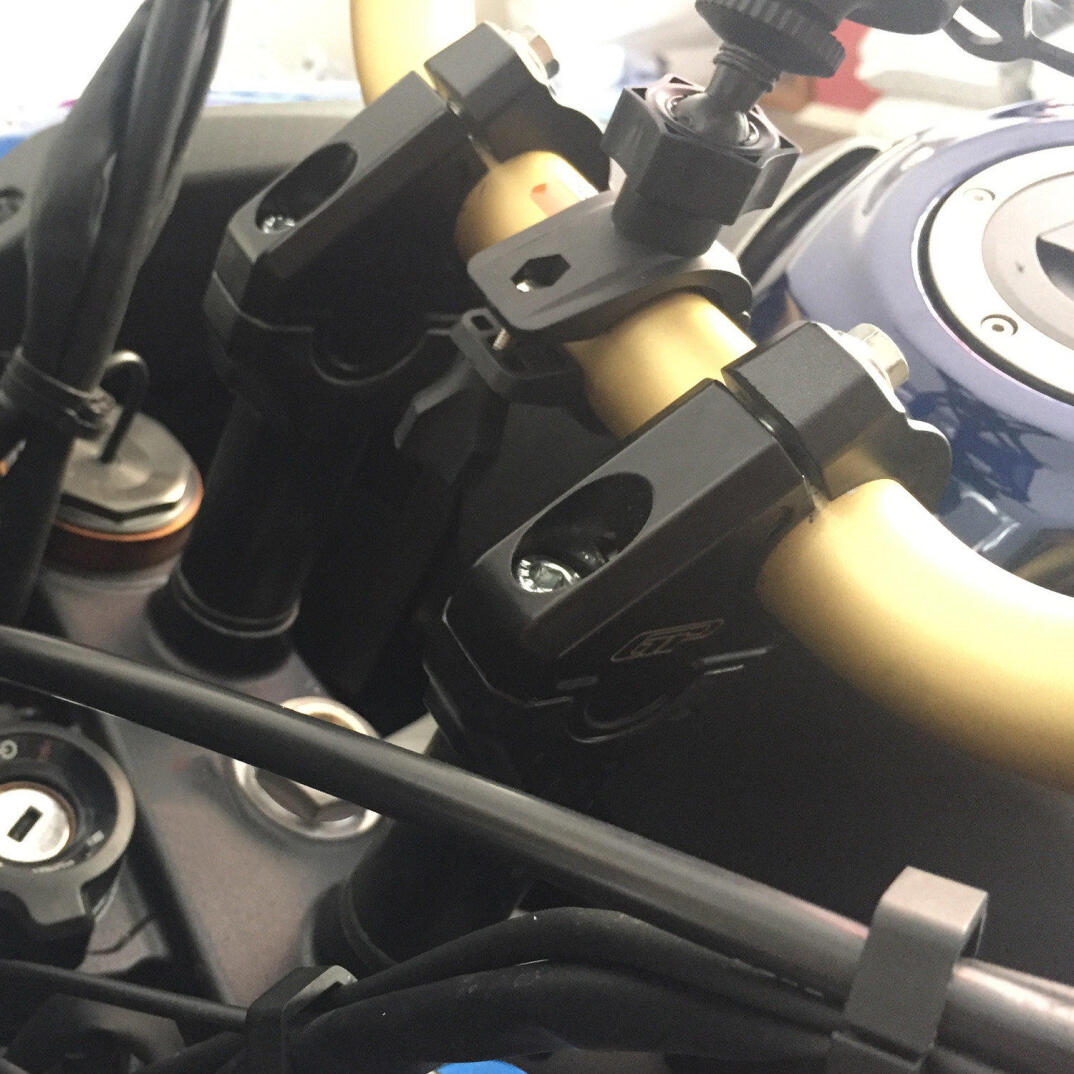 GP Kompozit Honda Africa Twin CRF1000L / CRF1100L 2016-2026 Uyumlu Gidon Yükseltme Siyah - 3