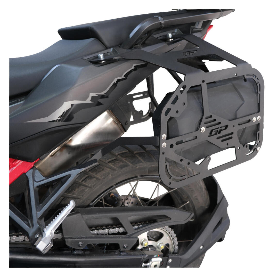 GP Kompozit Honda Africa Twin CRF1100L 2020-2024 Uyumlu Yan Çanta Demiri Siyah - 3