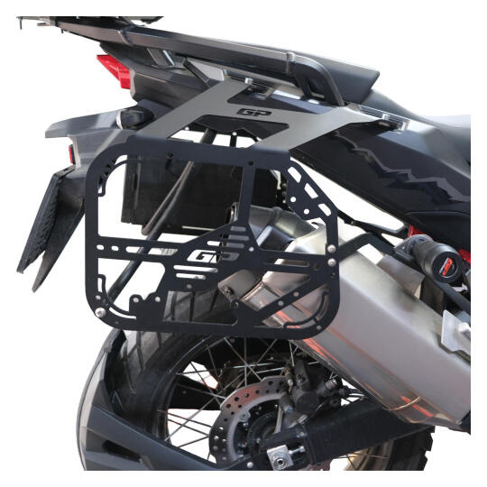GP Kompozit Honda Africa Twin CRF1100L 2020-2024 Uyumlu Yan Çanta Demiri Siyah - 4