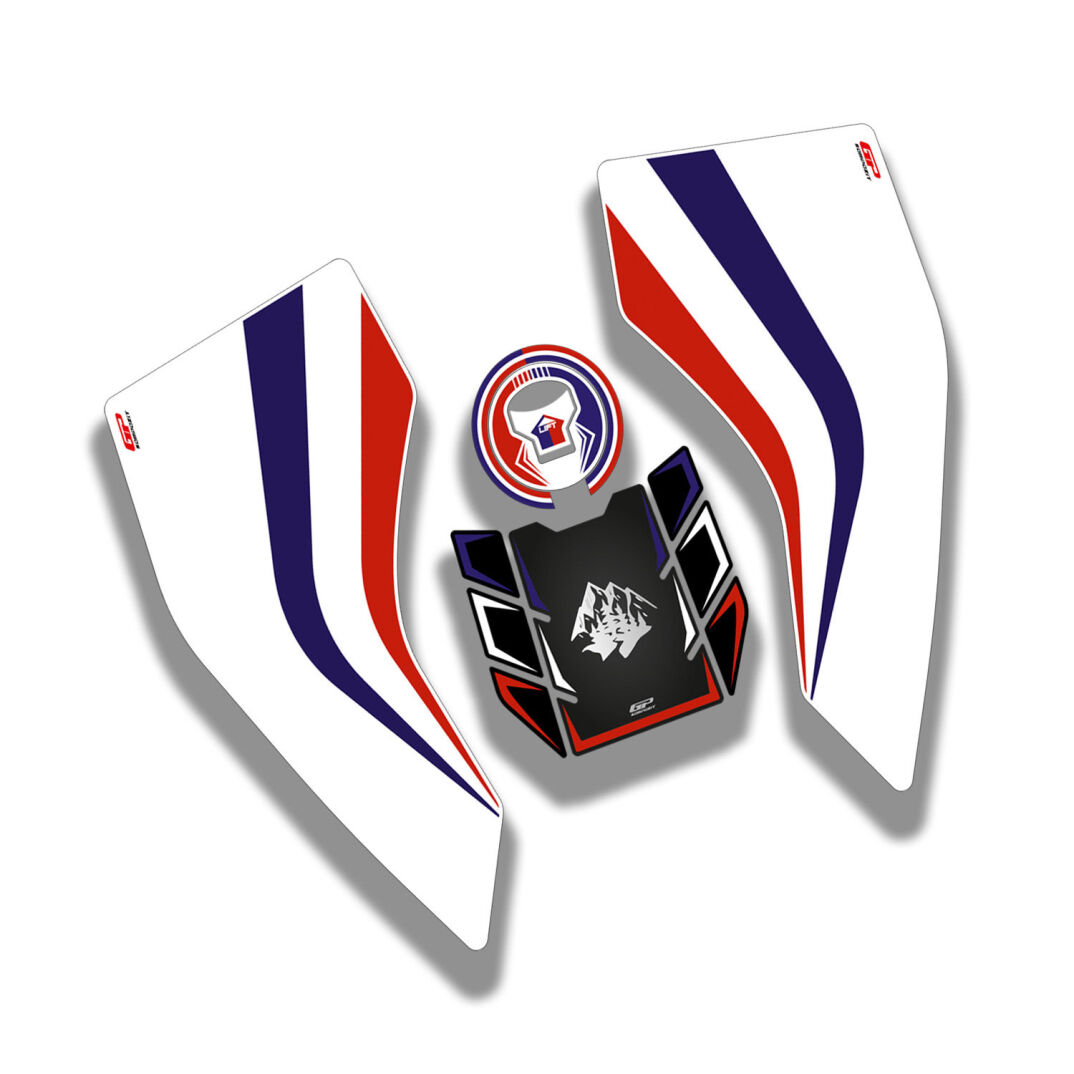 GP Kompozit Honda Africa Twin CRF1100L Adventure 2020-2023 Uyumlu Tank Pad Beyaz - 2