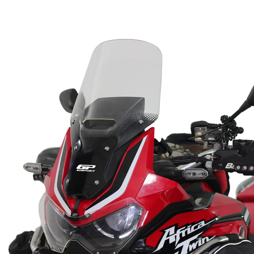GP Kompozit Honda Africa Twin CRF1100L L1 2020-2023 Uyumlu Baskılı Ön Cam Füme - 3