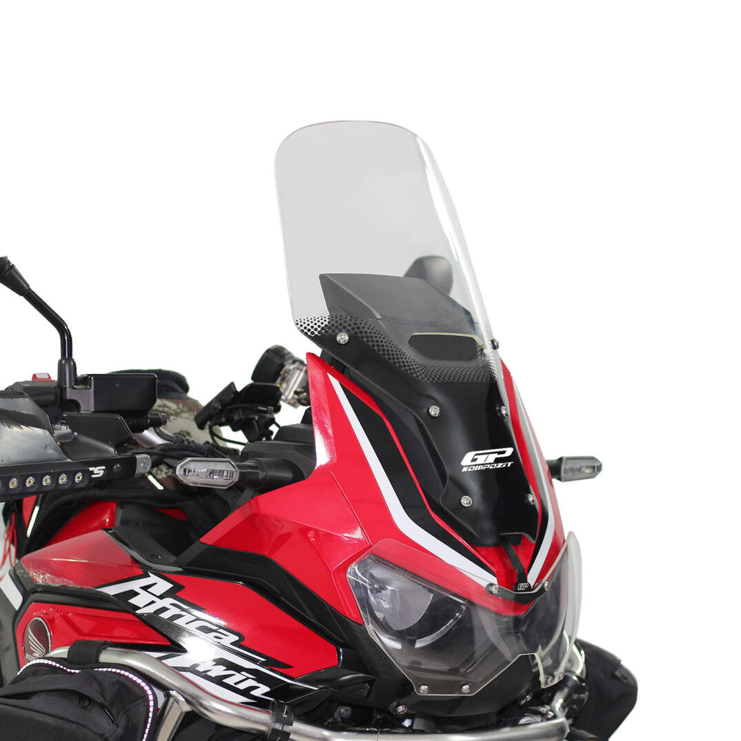 GP Kompozit Honda Africa Twin CRF1100L L1 2020-2023 Uyumlu Baskılı Ön Cam Şeffaf - 4