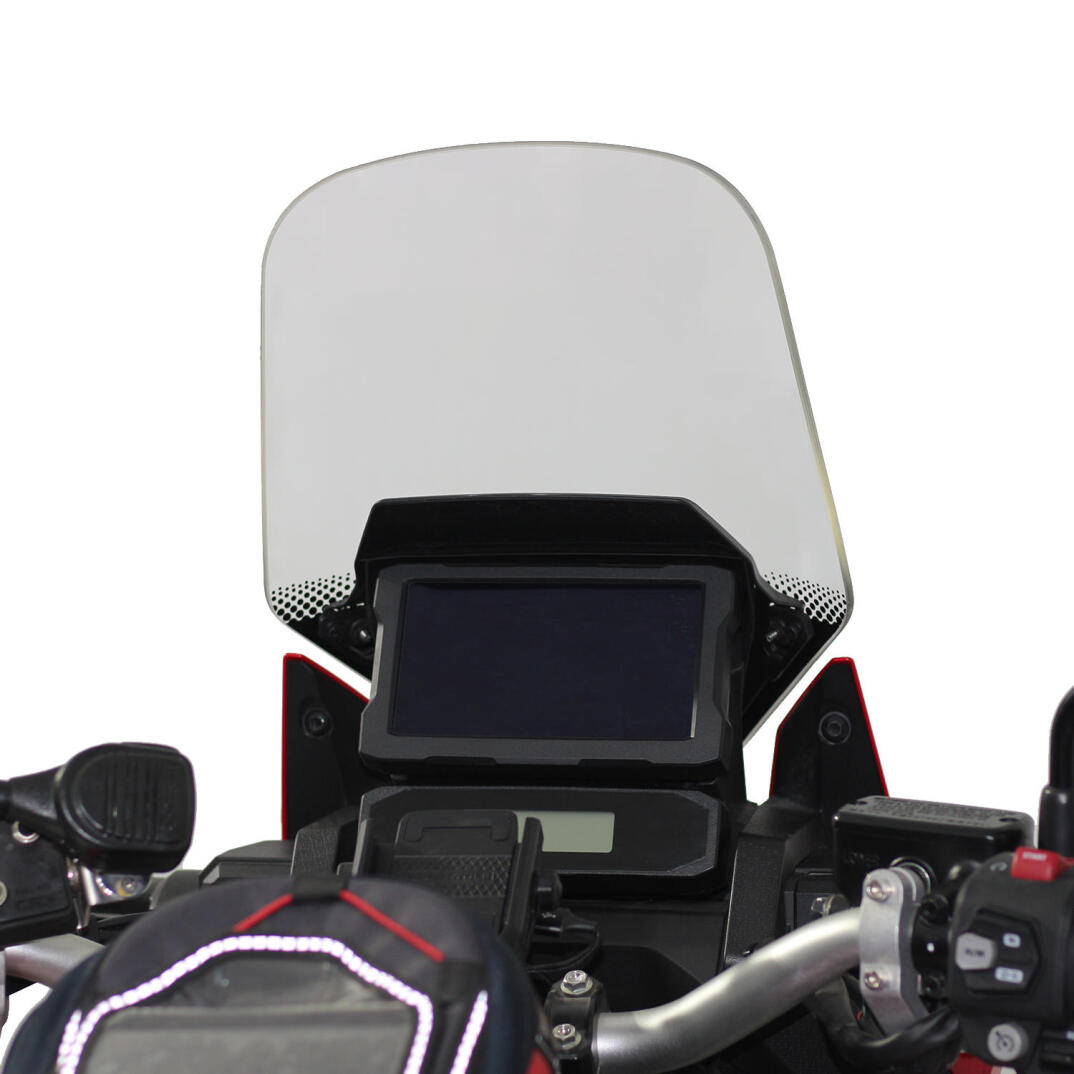 GP Kompozit Honda Africa Twin CRF1100L L1 2020-2023 Uyumlu Baskılı Ön Cam Şeffaf - 5