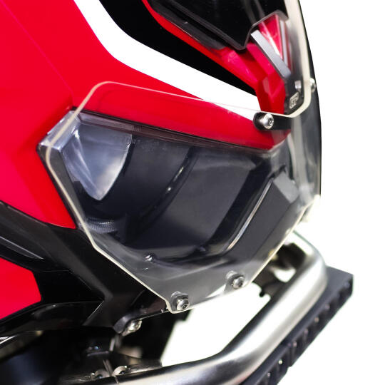 GP Kompozit Honda Africa Twin CRF1100L L1 2020-2023 Uyumlu Far Koruma Şeffaf - 3