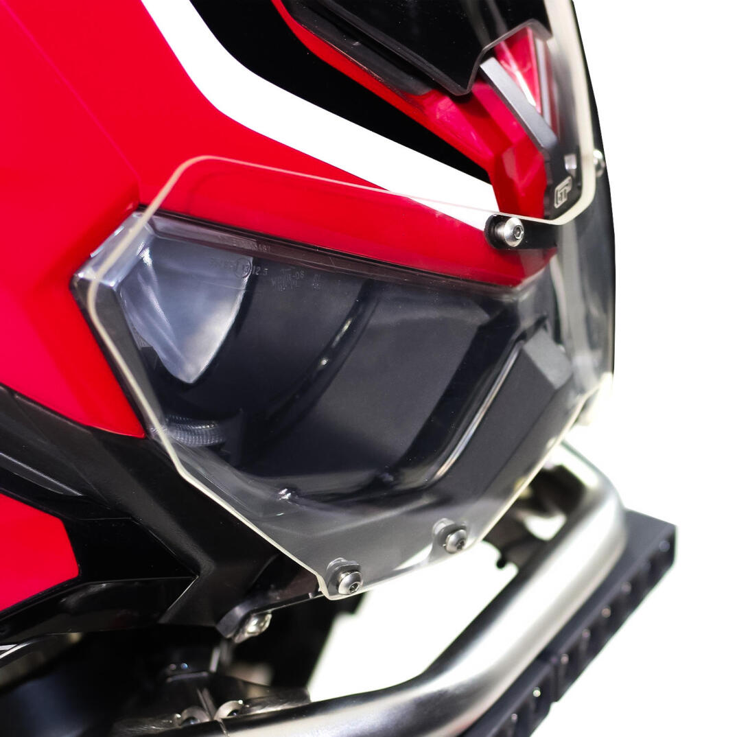 GP Kompozit Honda Africa Twin CRF1100L L1 2020-2023 Uyumlu Far Koruma Şeffaf - 3