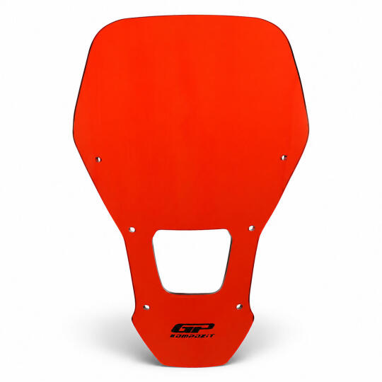 GP Kompozit Honda Africa Twin CRF1100L L2 / L4 2020-2024 Uyumlu Ön Cam Kırmızı