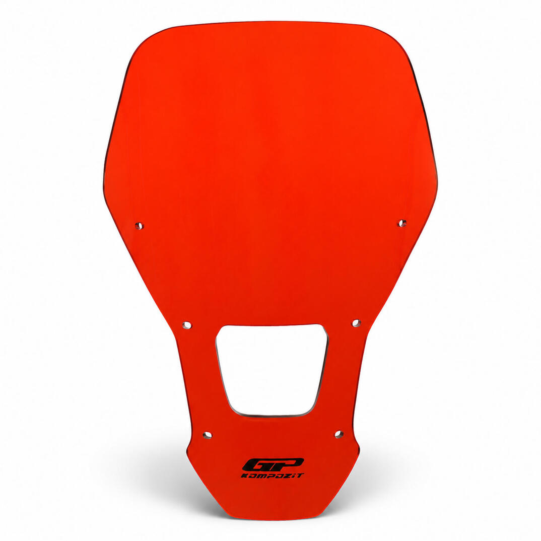 GP Kompozit Honda Africa Twin CRF1100L L2 / L4 2020-2024 Uyumlu Ön Cam Kırmızı - 1