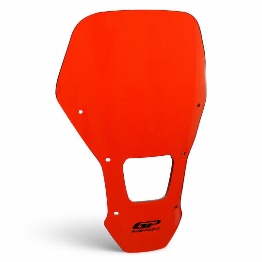 GP Kompozit Honda Africa Twin CRF1100L L2 / L4 2020-2024 Uyumlu Ön Cam Kırmızı - 3