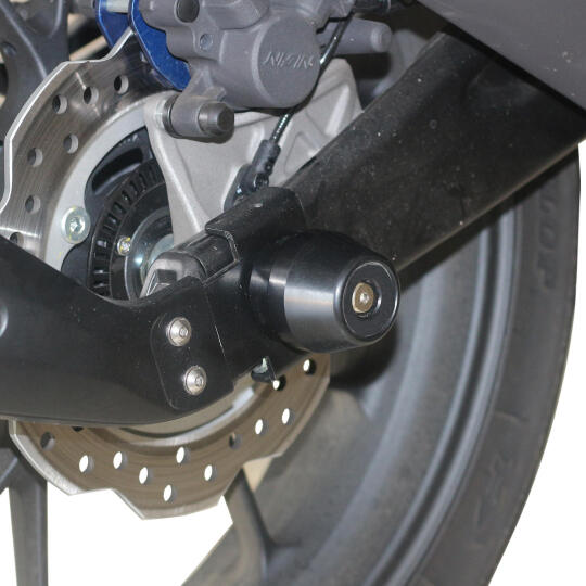 GP Kompozit Honda CB125 R / CB250 R 2017-2024 Uyumlu Aks Koruma Takozu Siyah (1)