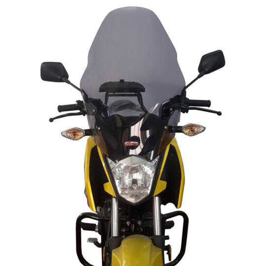 GP Kompozit Honda CB125F 2018-2020 Uyumlu Tur Camı Şeffaf (1)