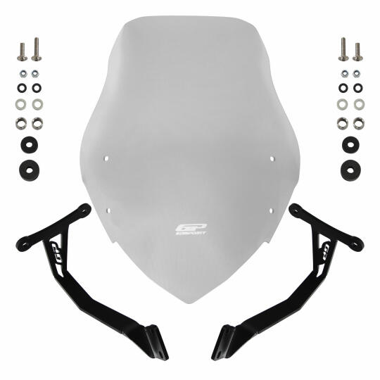 GP Kompozit Honda CB125F 2023-2024 Uyumlu Ön Cam Şeffaf - 7