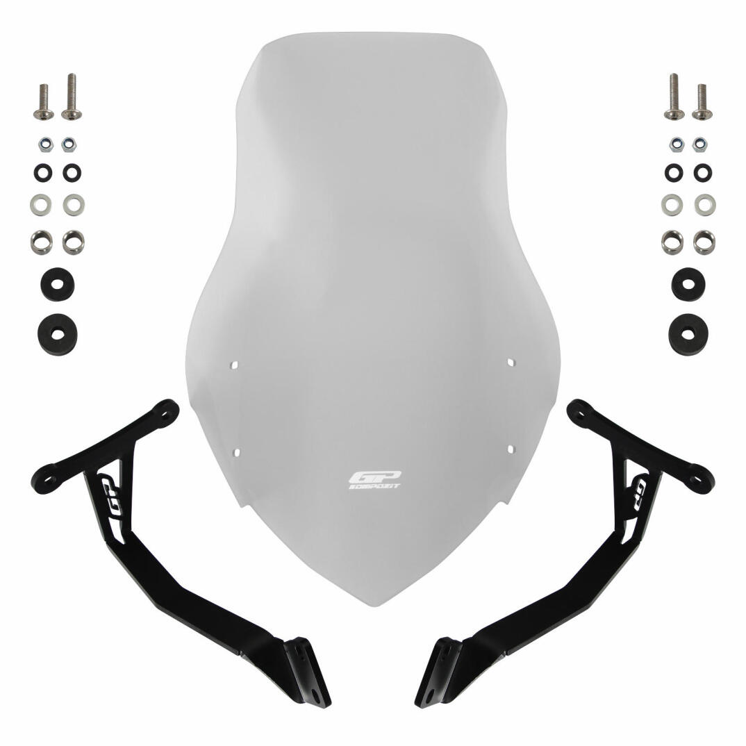 GP Kompozit Honda CB125F 2023-2024 Uyumlu Tur Camı Şeffaf - 7