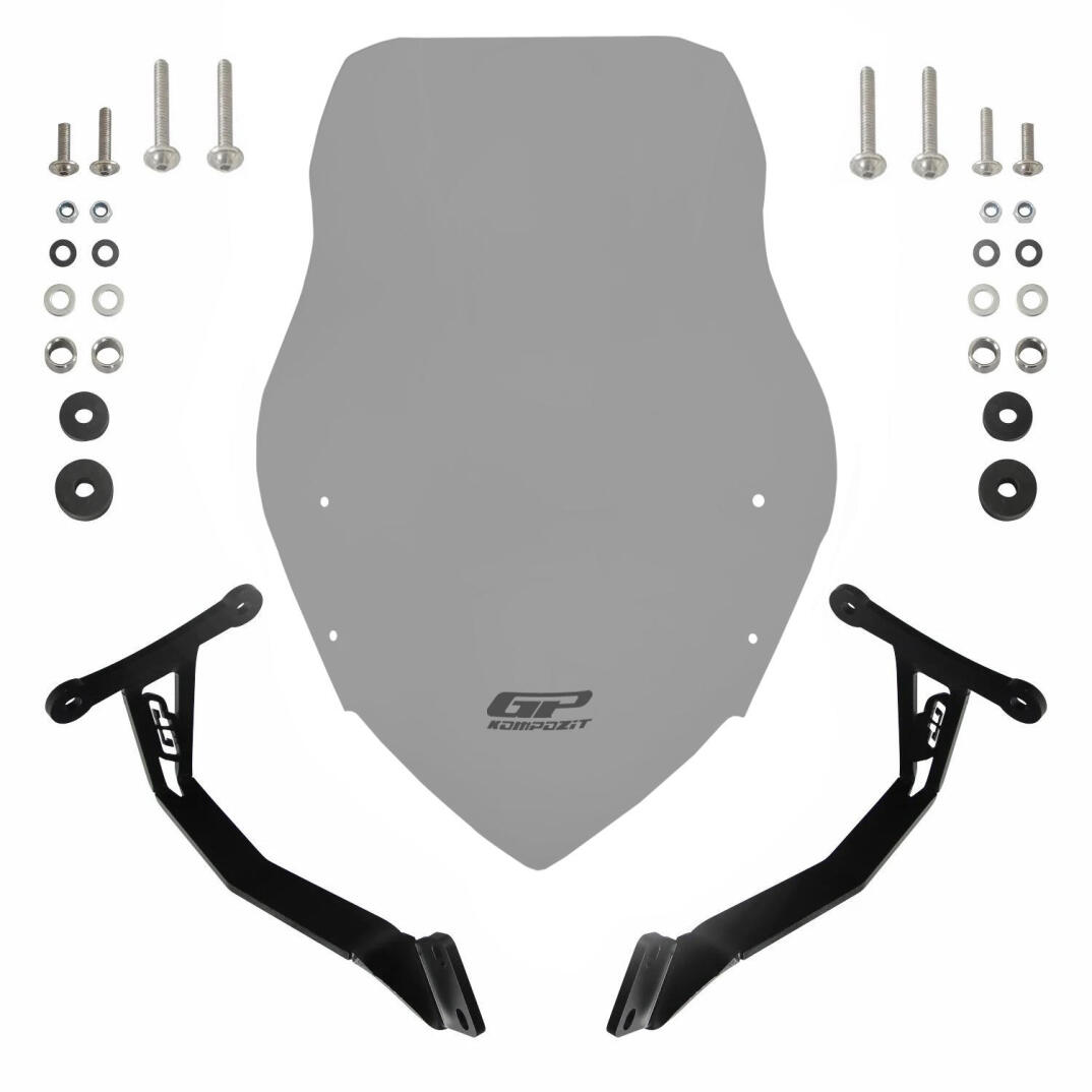 GP Kompozit Honda CB125F 2025-2026 Uyumlu Ön Cam Füme - 7