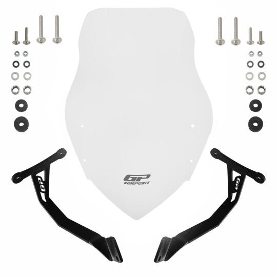 GP Kompozit Honda CB125F 2025-2026 Uyumlu Ön Cam Şeffaf - 7