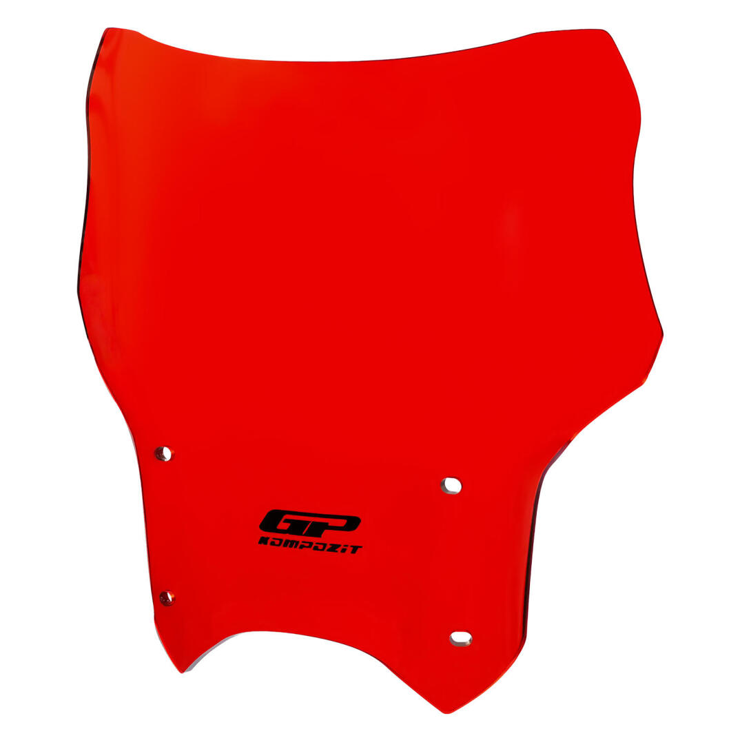 GP Kompozit Honda CB125R 2012-2024 Uyumlu Kısa Ön Cam Kırmızı - 3