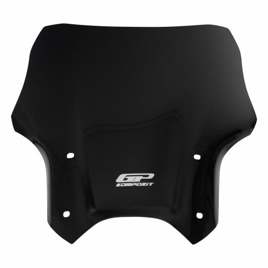 GP Kompozit Honda CB125R / CB250R 2012-2024 Uyumlu Kısa Ön Cam Siyah (1)