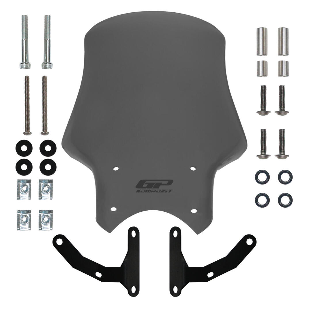 GP Kompozit Honda CB125R / CB250R 2018-2024 Uyumlu Tur Camı Füme - 5