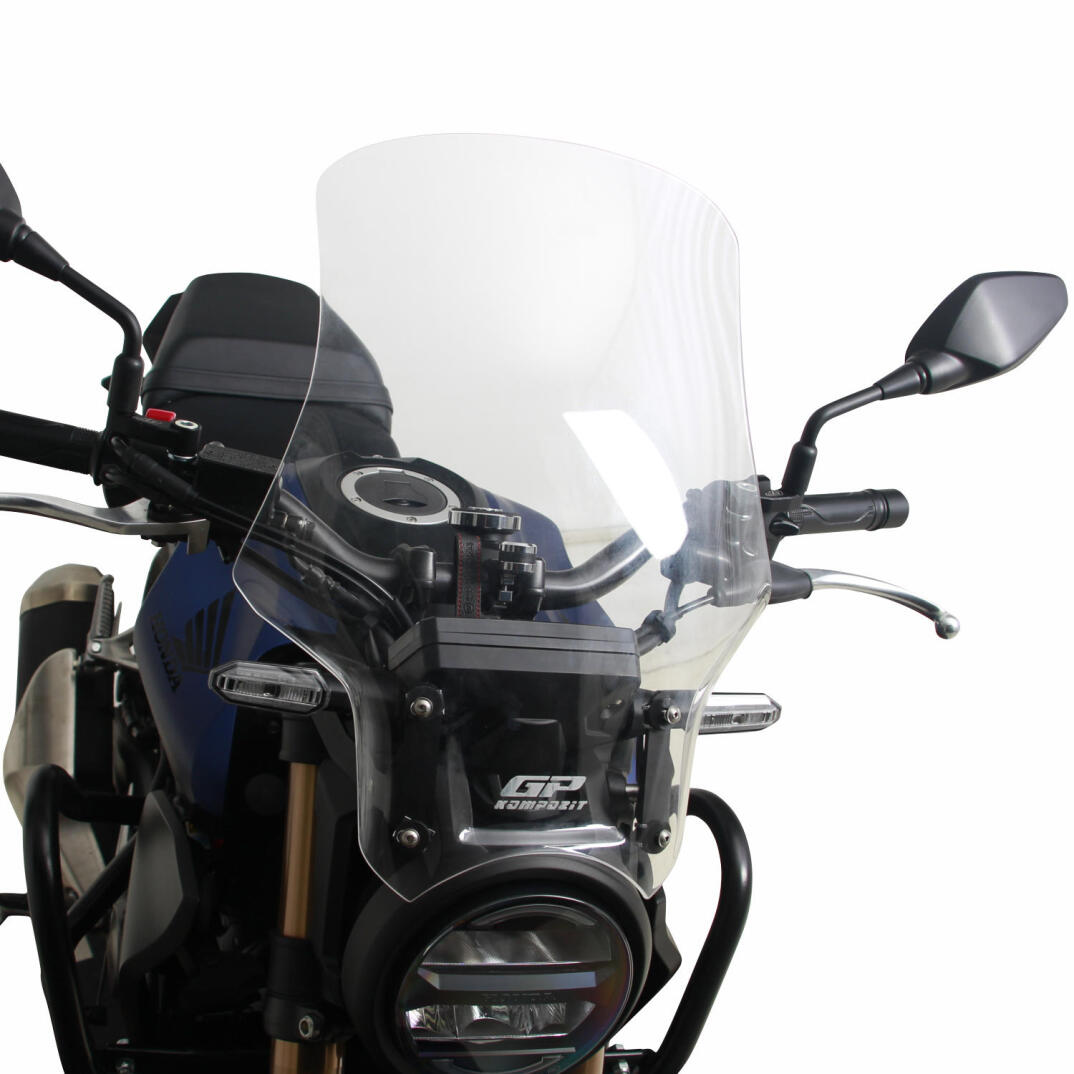 GP Kompozit Honda CB125R / CB250R 2018-2024 Uyumlu Tur Camı Siyah - 3