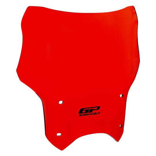 GP Kompozit Honda CB250R 2012-2024 Uyumlu Kısa Ön Cam Kırmızı - 4