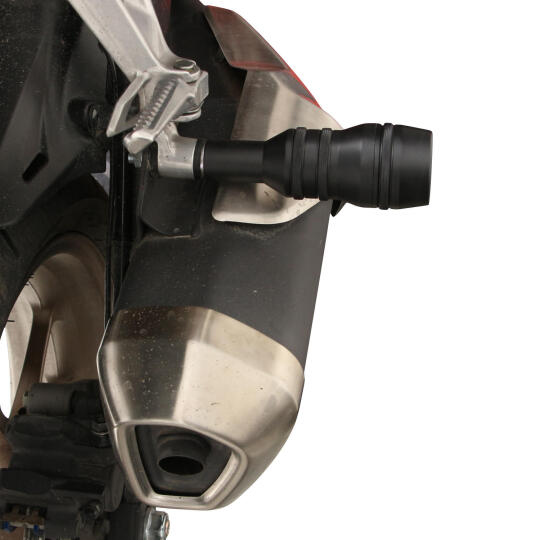 GP Kompozit Honda CB250R 2018-2024 Uyumlu Egzoz Koruma Takozu Siyah - 3