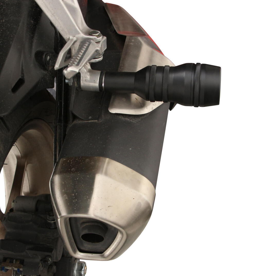 GP Kompozit Honda CB250R 2018-2024 Uyumlu Egzoz Koruma Takozu Siyah - 3