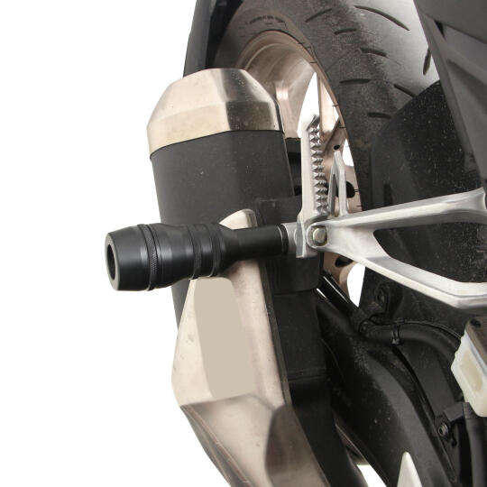 GP Kompozit Honda CB250R 2018-2024 Uyumlu Egzoz Koruma Takozu Siyah - 5