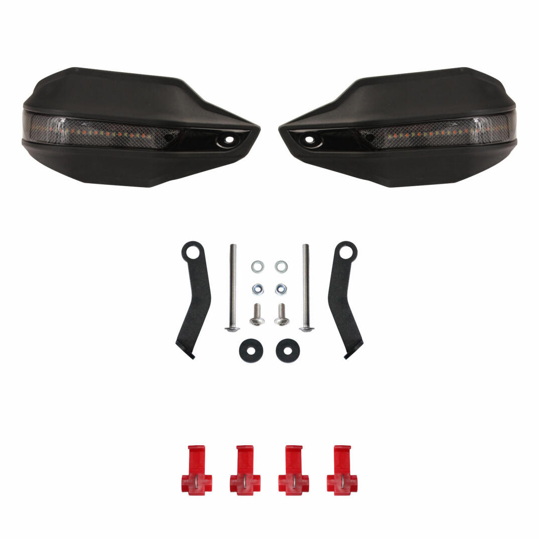 GP Kompozit Honda CB250R 2018-2024 Uyumlu Led Sinyalli Elcik Koruma Siyah - 6