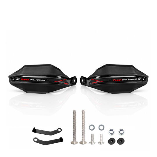 GP Kompozit Honda CB250R 2018-2024 Uyumlu Plastik Elcik Koruma Siyah - 4