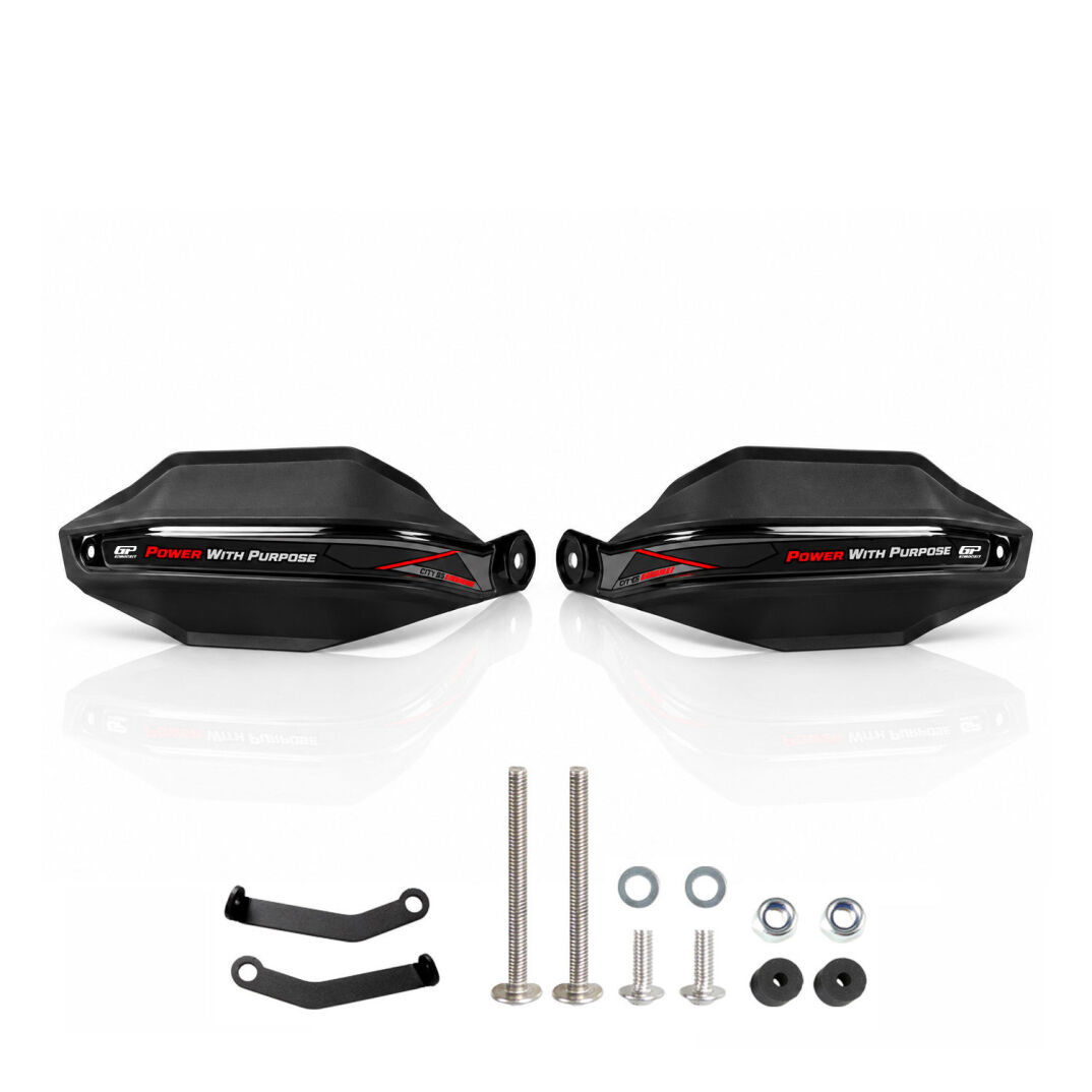 GP Kompozit Honda CB250R 2018-2024 Uyumlu Plastik Elcik Koruma Siyah - 4