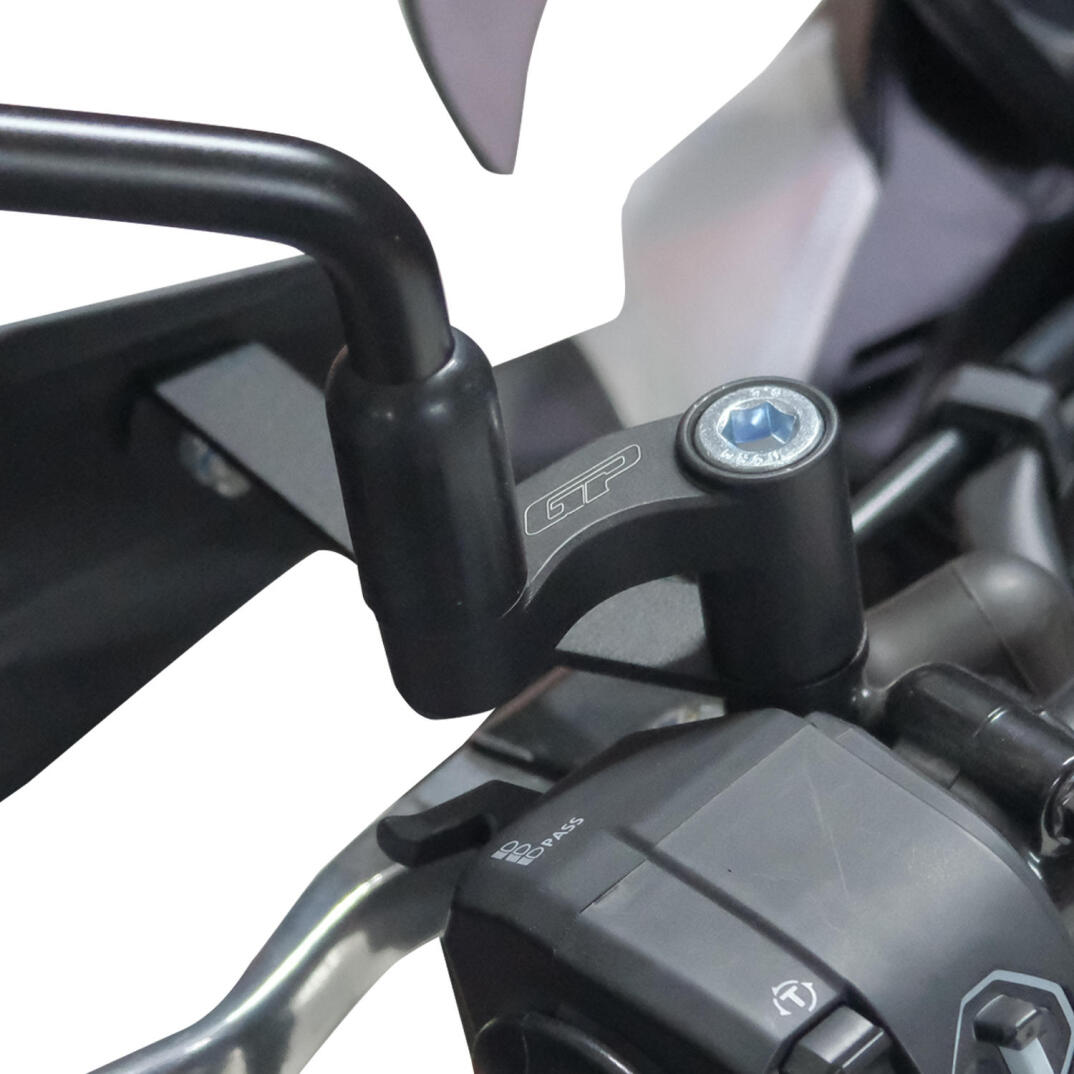 GP Kompozit Honda CB500 Hornet 2024-2025 Uyumlu Ayna Genişletme Siyah - 2