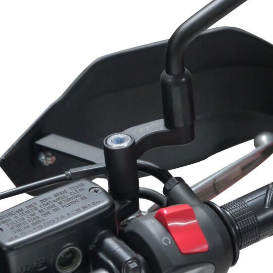 GP Kompozit Honda CB500 Hornet 2024-2025 Uyumlu Ayna Genişletme Siyah - 3