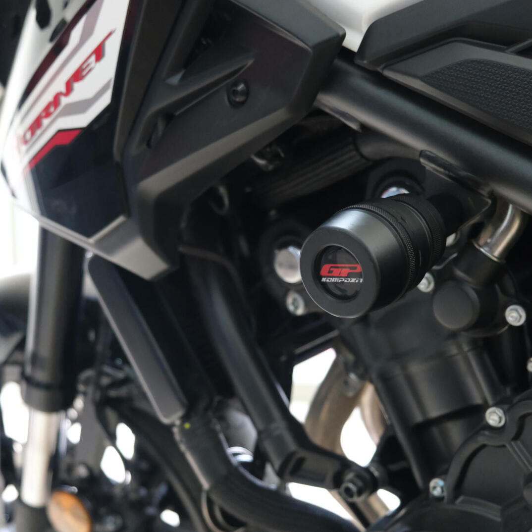 GP Kompozit Honda CB500 Hornet 2024-2025 Uyumlu Motor Koruma Takozu Siyah - 2