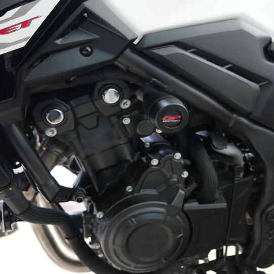 GP Kompozit Honda CB500 Hornet 2024-2025 Uyumlu Motor Koruma Takozu Siyah - 4