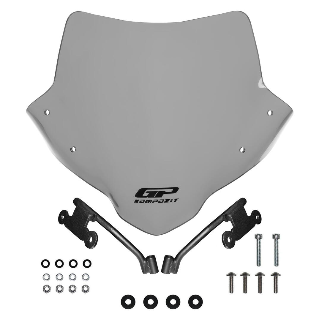 GP Kompozit Honda CB500 Hornet 2024-2025 Uyumlu Ön Cam Gri - 5