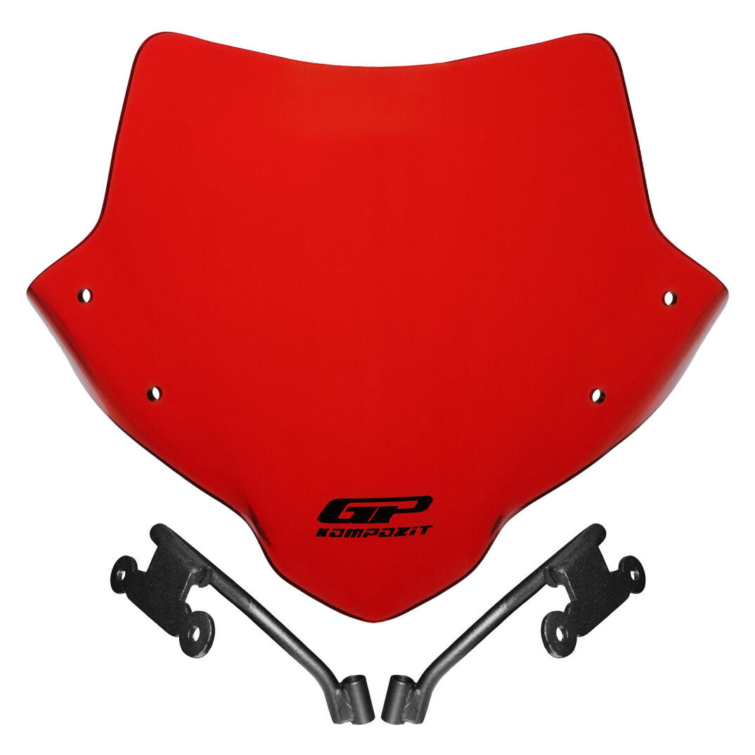 GP Kompozit Honda CB500 Hornet 2024-2025 Uyumlu Ön Cam Kırmızı - 1