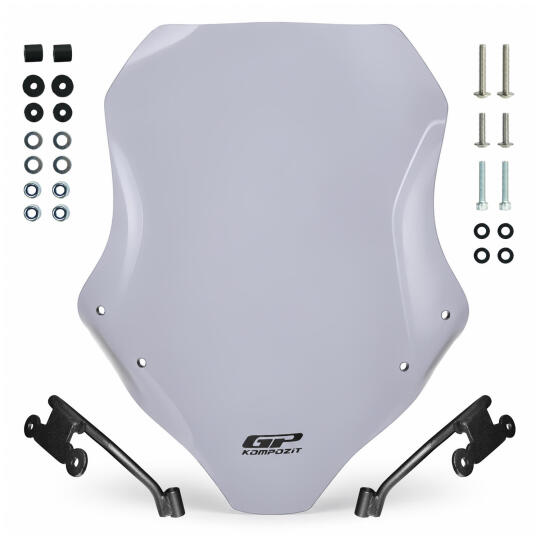 GP Kompozit Honda CB500 Hornet 2024-2025 Uyumlu Ön Tur Camı Füme - 5