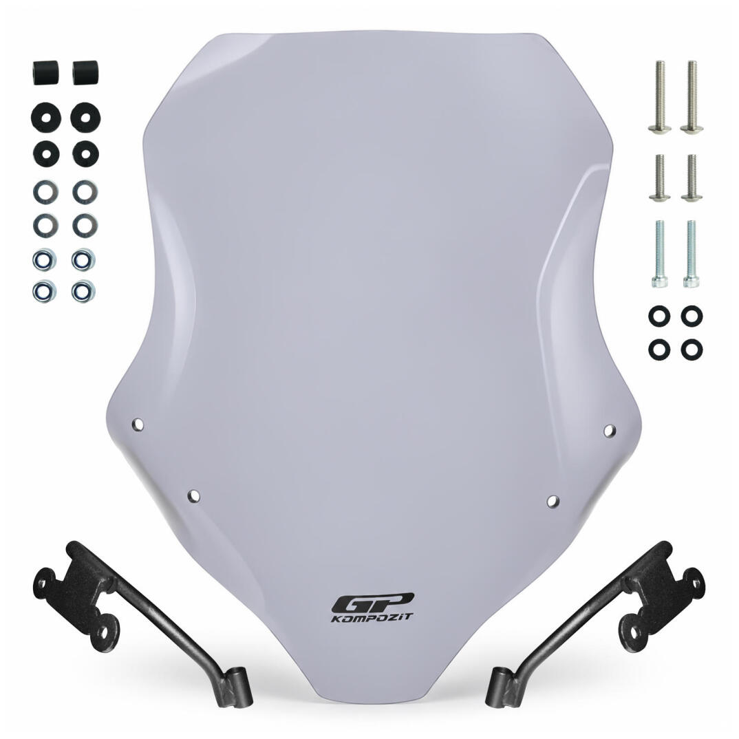 GP Kompozit Honda CB500 Hornet 2024-2025 Uyumlu Ön Tur Camı Füme - 5
