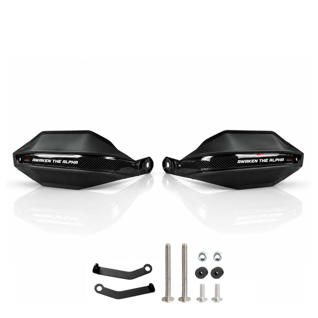 GP Kompozit Honda CB500 Hornet 2024-2025 Uyumlu Plastik Elcik Koruma Siyah - 4