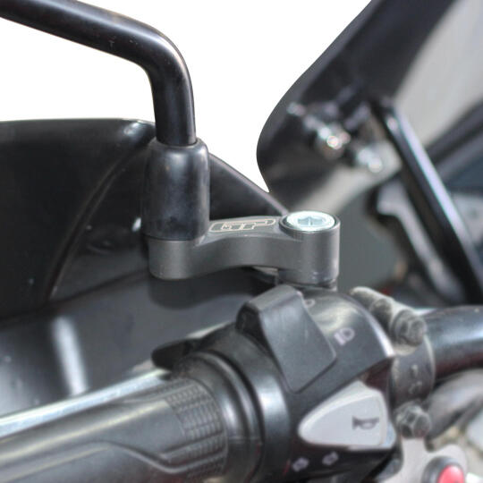 GP Kompozit Honda CB500F 2014-2018 Uyumlu Ayna Genişletme Siyah - 3